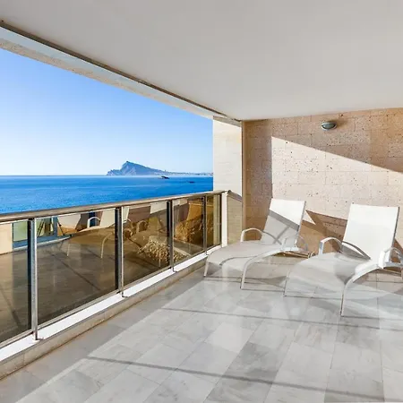 Lägenhet 1st Line Mascarat - Solarium Terrace & Pool